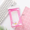 Fábrica novo telefone móvel impermeável saco cavaleiro desenhos animados animal marinho pvc transparente touch screen foto drifting caixa impermeável