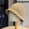 Nuevo sombrero de pescador de punto a rayas degradadas de otoño e invierno para mujer, sombrero de cubo de lana colorido, sombrero de cubo de bloqueo de color de moda estilo coreano