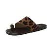 Sandalias de dedo estilo coreano con bloques de color, de meter, para mujer, para uso en exteriores, Novedad Verano 2026, Planas, Romanas, Casuales