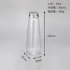 Garrafa Plástica com Tampa de Alumínio para Pet 400ml Boca 38 Garrafa Plástica Néctar de Choupo Transparente Descartável Garrafa para Dispensar Bebidas