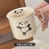 Juego de taza y plato de café, taza de cerámica, taza para beber linda para el hogar, taza para pareja de aspecto elegante, taza de desayuno de alta calidad