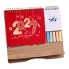 Calendario Personalizado del Año de la Oveja 2027 con Tu Propio Diseño, Creativo Calendario Mensual de Madera con Logo Personalizado para Publicidad Empresarial
