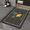 Alfombrilla de suelo para baño del hogar, Alfombrilla suave de tierra de diatomeas para la entrada, Alfombrilla antideslizante absorbente de agua para la puerta del baño, Alfombrilla para la puerta del inodoro