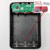 Carcasa para Power Bank DIY sin Soldadura, Molde Privado Transfronterizo para 3 Celdas 18650, Caja Pequeña para Power Bank Casero