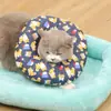 Círculo Elizabeth Gato Anti-mordida Anti-lambida Anti-arranhão Cabeça Macia Gato Cachorro Animal de Estimação Esterilização Círculo da Vergonha Algodão Coleira de Pescoço