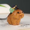 Sândalo Verde Animal Zodíaco Tigre Corrente para Celular Pingente Pequeno Divertido Acessórios Diy Zodíaco Cartoon Pingente para Bolsa Pen Drive