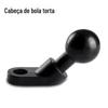 Motocicleta Carro Elétrico Espelho Retrovisor Bola Cabeça inferior sentado torto bola cabeça 25mm1 polegada bola cabeça suporte do telefone móvel peças universais