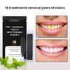 Ai Smile Tiras Clareadoras de Dentes Carvão Ativado Pap Tiras Úmidas Conjunto de Tiras Clareadoras de Dentes para Remover Amarelamento Transfronteiriço