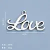 Explosões transfronteiriças Colar de liga metálica carta de amor Pingente textura completa joia da moda joias de Dia dos Namorados atacado