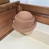 Sombrero de Lana de Moda Estilo Dama con Ala Hacia Arriba para Mujer, Moda Otoño e Invierno, Sombrero de Pescador Adelgazante, Versátil Elegante Sombrero Cloche