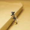 Anillo de plata esterlina de imitación Qiao Lanxuan al por mayor plata tailandesa estilo retro antiguo moda para mujer joyería popular estilo flor