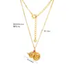 Collar Colgante de Calabaza de la Fortuna Hueca Ouyini Plata 925 Accesorio para Mujeres, Cadena de Suéter Estilo Lujo Ligero de Gama Alta