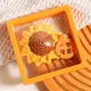 Regalo de graduación para ser no. 1 broche de accesorios de flor de girasol simulación tejida a mano regalo para examen de ingreso a la universidad venta al por mayor