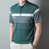 2025 Verano Nueva Camisa Polo de Manga Corta para Hombre Casual Versátil Transpirable de Alta Calidad Camiseta Camiseta para Hombre