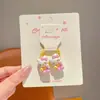 Fofa Estrela de Cinco Pontas Mini Elástico de Cabelo Nova Corda de Cabelo Estrela Nuvem Elástico Versátil para Meninas Tiara Acessórios de Cabelo