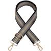 Alça de Fio Dourado Torcido de 3,8 mm para Bolsa Transversal de Ombro Feminina, Alça de Reposição Colorida Patchwork de Estilo Novo Criativo