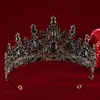 Coroa de Noiva Mais Vendida Transfronteiriça Strass Barroco Coroa de Princesa para Aniversário Acessórios para Vestido de Casamento Adorno de Cabeça para Noiva