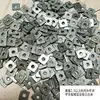 Peça de Vedação de Aço Inoxidável Peça Dentada Quadrada Peça Dentada Retangular Espessura 1.2-1.5 Plugue de Tubo Conector de Tubo Acessórios de Ferramentas Vedação