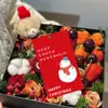 Etiqueta de Natal Pingente de Enfeite Personalizado para Presente Cartão de Mensagem para Sobremesa de Confeitaria Cartão para Caixa de Presente de Véspera de Natal