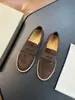 Sapatos Loafer Slip-On Novos de Camurça de Marca Estrangeira Bc, Sapatos Rasos de Couro Confortáveis para Homens, Sapatos Masculinos de Comércio Exterior de Ponta