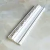 Borde Decorativo de Líneas para Pared de Fondo de TV Marco de Puerta de PVC Blanco Mate Europeo Borde de Cubierta de Ventana Tira de Cierre Estilo Chino