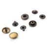 Fabricante de Guangdong Cobre Ferro Aço Inoxidável Metal Fivela de Quatro Botões 665 # 633 # 831 # 201 # 203 # Botões para Roupas Bagagem