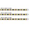 Barra de luz LED de 5 V/12 V/24 V, 2835, luz de doble temperatura de color con atenuación de tres colores, pintura decorativa de 5/8 de ancho, pintura de espejo con efecto sol
