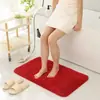 Alfombra de Terciopelo Grueso de una Pieza para Envío Directo Felpudo para Baño Alfombrilla Antideslizante para Baño Felpudo Absorbente para Puerta Felpudo de Secado Rápido para Entrada