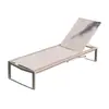 Cadeira de Espreguiçar para Cama Externa Piscina Impermeável Proteção Solar Pátio Lazer ao Ar Livre Hotel Dobrável Ajustável Cadeira de Praia