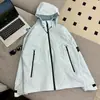 Jaqueta de Trabalho com Capuz Jaqueta Camisa Série Fantasma Stone Island Distintivo de Bússola Transfronteiriça Mesmo Estilo para Homens e Mulheres