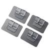 Gancho Adesivo Fixador para Tapete de Carro Fita de Velcro Almofada Adesiva Dupla Face Adesivo para Tapete de Porta-Malas Clipe Antiderrapante Gancho Transparente Instalação Sem Pregos