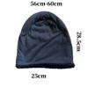 Boné de inverno Baotou Warm Stack à prova de vento Proteção contra o frio para os ouvidos Boné de montaria Lã ártica Big Head Wai Boné de malha frio
