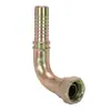 Conexão de Compressão Conjunto Imperial de Três Peças Tipo D Pontos Imperiais 3/4/6 1 Polegada Cotovelo Reto 90 Graus Aço Carbono Conector de Mangueira de Alta Pressão
