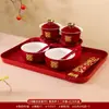 Para taza de té brindis de boda tazón de boda tazón feliz taza de té tazón palillos un par boda creativa cambio para acompañar traje