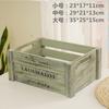 Caja de Madera Vieja Caja de Madera Rectangular Centro Comercial Caja de Almacenamiento de Fruta Caja de Madera Retro Accesorios para Fotografía de Boda Caja Cesta de Madera