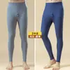 Promoção de calças compridas de veludo para homens, roupa íntima, calças de veludo sem costura, calças básicas escovadas dos dois lados, calças grossas e quentes forradas com fleece