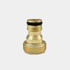 Conector de pezón de cobre plateado de aluminio directo de fábrica 3/4 conector de pezón conector de pezón de conexión inferior para pistola de agua