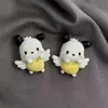 Alas de Ángel Lindas Pacha Perro Accesorios de Resina Pegamento de Crema DIY Funda de Teléfono Imán de Refrigerador Cuerda para el Cabello Materiales Hechos a Mano