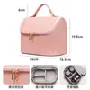 Bolsa Cosmética Casa Pequena Feminina Grande Capacidade 2025 Nova Elegante Portátil Partição Vertical Bolsa de Armazenamento Bolsa Cosmética para Câmera