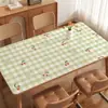 Mantel individual de mesa de comedor fresco y simple, a prueba de aceite, impermeable, resistente al calor, protector de escritorio de alta gama, nuevo modelo 2025, mantel de mesa de centro de lujo ligero