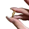 Anillo Dorado Retro con Diseño Trenzado para Mujer, Moderno y Elegante, Anillo para Dedo Índice, Doble Capa, Estilo Lujo Ligero, Anillo Versátil