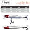 Venta al por mayor de fábrica Señuelos Minnow de Lanzado a Larga Distancia Transfronterizos para Pesca en el Mar, Lubina de Agua Dulce, Pez Mandarín y Pez Serpiente.