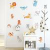 FX-B243 Tiburón León Zorro Guepardo Pequeño Dibujos Animados Habitación Infantil Guardería Hogar Decorativo Pegatina de Pared