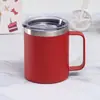 Europa y Estados Unidos Transfronterizo Taza con asa de 12oz14oz Taza de café casual de oficina Taza térmica de acero inoxidable de doble vacío
