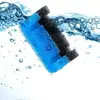 Filtro para Fuente de Gato de Flujo Cruzado Filtro para Fuente de Mascota Parte Superior de Acero Inoxidable Esponja de Espuma para Fuente