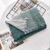 Bufanda transfronteriza nueva de algodón y lino a rayas con combinación de colores, estilo literario japonés y coreano, para pareja, viaje, chal protector solar, bufanda de seda para habitación con aire acondicionado