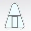 Celebridade da Internet Casa Triangular Cápsula Espacial Inovador B&B Móvel Casa de Férias ao Ar Livre Casa Triangular Pré-fabricada de Dois Andares