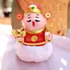 Figura del Dios de la Riqueza Alimentada por Energía Solar Que Se Mueve Izquierda y Derecha para Atraer la Fortuna, una Pieza de Decoración para el Hogar para la Caja Registradora, un Regalo de Año Nuevo que Atrae la Riqueza