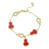 2025 nuevo exquisito pulsera de calabaza de lirio blanco luna pulsera de diamante de alta calidad diseño de nicho de lujo ligero