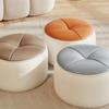 Taburete de Maquillaje Hogar Dormitorio Tocador Taburete Giratorio Redondo Lujo Ligero Simple Arte de Uñas Belleza Silla de Recepción